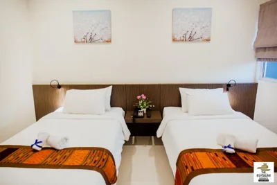 Deluxe Twin Room with Mountain View — The Elysium Residence